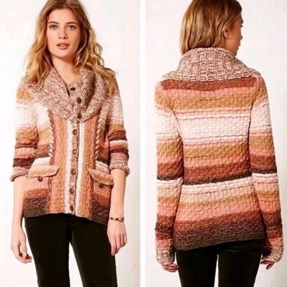 Anthro Sleeping in Snow Ouray Wool Blend Sweater size Small - Picture 1 of 14